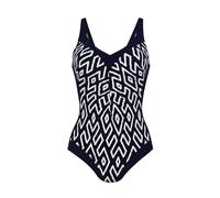 Anita Shapwear Badeanzug mit verstellbaren Trägern dunkelblau 46 C