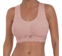 Anita (Since 1886 Damen Bralette - Essentials Lace, Bustier, bügellos, mit Schale, Florale Spitze Rosa XL