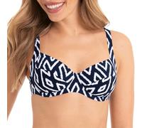 Anita - Tribal Monotones - Bikini-Top (40E Dunkelblau)
