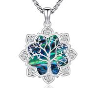 Aniu Baum des Lebens Kette Silber 925 für Damen Lebensbaum Anhänger Kette Silber Baum des Lebens Halskette Schmuck für Frauen Damen
