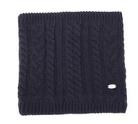 AnJuHoPa Strick Halswärmer Neckwarmer Schlauchschal Loop Schal Strick-Schal gefüttet mit Polar Fleece Unisex (Blau)