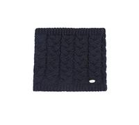 AnJuHoPa Strick Halswärmer Neckwarmer Schlauchschal Loop Schal Strick-Schal gefüttet mit Polar Fleece Unisex Navy
