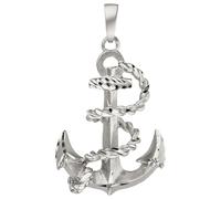 Ankeranhänger JOBO "Anhänger Anker", silber (silber 925), Schmuckanhänger, Damen, Silber 925 (Sterlingsilber), 925 Silber (76111537-0) silber 925