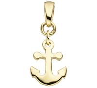 Ankeranhänger JOBO "Anhänger Goldanhänger Anker 11 mm", gelbgold 375, Schmuckanhänger, Damen, Gelbgold 375, 375 Gold (35834317-0) gelbgold 375