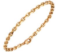 Ankerarmband 585 Gold Rotgold 19 cm Armband Goldarmband Karabiner