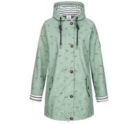 Regenjacke ANKERGLUT "Friesennerz WIZZARD PEAK WOMEN UMBR", Damen, Gr. 36 (S), grau, Obermaterial: 100% Polyurethan; Futter: 100% Polyester, figurumspielend, gerader Abschluss mit Druckknopf, Jacken R
