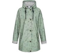 Regenjacke ANKERGLUT "Friesennerz WIZZARD PEAK WOMEN UMBR", Damen, Gr. 52 (XXL), grau, Obermaterial: 100% Polyurethan; Futter: 100% Polyester, figurumspielend, gerader Abschluss mit Druckknopf, Jacken