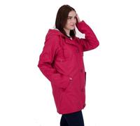 Regenjacke ANKERGLUT "Friesennerz ANKERGLUT HVN", Damen, Gr. 44L, rot, Web, Obermaterial: 100% Polyurethan. Futter: 100% Polyester, figurumspielend hüftbedeckend, gerader Abschluss mit Druckknopf, Jac