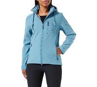 Ankerglut Damen Damen mit Abnehmbarer Kapuze Gefüttert Übergangsjacke Windbreaker #Ankerglutfreude Softshelljacke, smoke, 40 EU