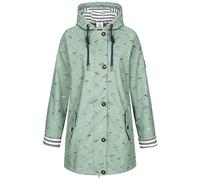Regenjacke ANKERGLUT "Friesennerz WIZZARD PEAK WOMEN UMBR", Damen, Gr. 36 (S), grau, Obermaterial: 100% Polyurethan; Futter: 100% Polyester, figurumspielend, gerader Abschluss mit Druckknopf, Jacken R