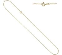 Ankerkette 333 Gelbgold diamantiert 1,6 mm 50 cm Halskette Federring