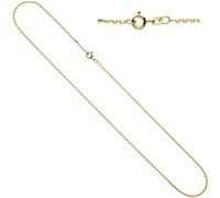 Ankerkette 585 Gelbgold 1,2 mm 45 cm Gold Kette Halskette Federring