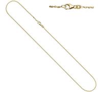 Ankerkette 585 Gelbgold diamantiert 1,6 mm 40 cm Halskette