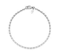 Ankerkette Armband 2mm Breite, Silberarmband - echt 925 Silber, Auswahl aus vielen Längen