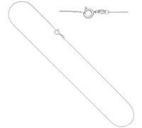 Ankerkette rund 333 Gold Weißgold 42 cm Kette Halskette Weißgoldkette Federring