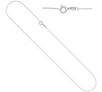 Ankerkette rund 333 Gold Weißgold 40 cm Kette Halskette Weißgoldkette Federring