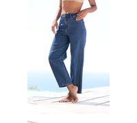 Ankle-Jeans BUFFALO, Damen, Gr. 40, N-Gr, dunkelblau washed, Denim/Jeans, Obermaterial: 92% Baumwolle, 6% Polyester, 2% Elasthan, figurumspielend knöchelfrei, Jeans, in angesagter Barrel-Form (2109761