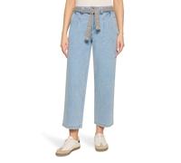 Ankle-Jeans CARTOON "Damen mit Stickerei", Damen, Gr. 46, Normalgrößen, light blau denim, Obermaterial: 100% Baumwolle, loose fit, Jeans (32992503-46) light blau denim