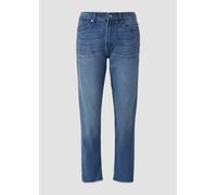 Ankle-Jeans Franciz / Relaxed Fit / Mid Rise / Tapered Leg / offener Saum 46 blau 2178917.57Z4.46