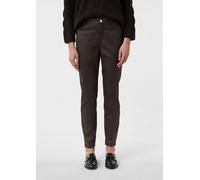 Ankle-Jeans im Slim Fit mit Coating braun 46
