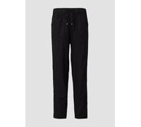 Ankle-Jogpants aus Leinenmix 38 schwarz 2164288.9999.38