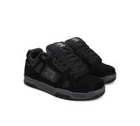 Ankleboots DC SHOES "Stag Wnt", Damen, Gr. 13(47), schwarz, grau, rot, Obermaterial:53.57% Leder, 33.18% Synthetikmaterial, 13.26% Polyester., Schuhe Ankleboots (46208517-13) schwarz, grau, rot