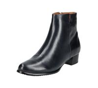Ankleboots EVERYBODY "Everybody Stiefelette Leder", Damen, Gr. 40, blau (dunkelblau), Leder, Schuhe Ankleboots (82305035-40) dunkelblau