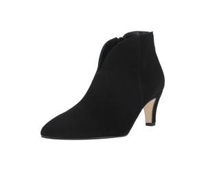 Ankleboots GABOR "Gabor Stiefelette Veloursleder", Damen, Gr. 42, schwarz, Veloursleder, Schuhe Ankleboots (14009815-42) schwarz