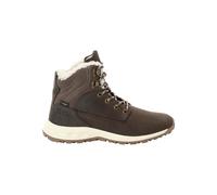 Ankleboots JACK WOLFSKIN "QUEENSTOWN CITY TEXAPORE MID W", Damen, Gr. UK 7,5 - EU 41, Normalschaft, braun (cold, coffee), Obermaterial: Leder. Obermaterial 2: Synthetik. Futter: Polyester, Schuhe Ankl