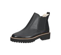 Paul Green Damen Chelsea-Boots mit Merino-Warmfutter, Frauen Chelsea Boots,Warm gefüttert,Bootee,Booties,halbstiefel,Schwarz (Black),39 EU / 6 UK