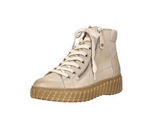 Ankleboots PAUL GREEN "Paul Green Stiefelette Nubukleder", Damen, Gr. 40, Schurwolle, beige, Nubukleder, Schuhe Ankleboots (67629700-40) beige
