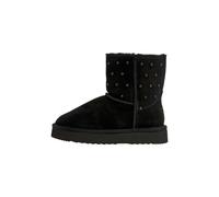 Ankleboots PEPE JEANS "ankle boots DISSY CRYSTAL W", Damen, Gr. 40, schwarz, 100% COW SUEDE, Schuhe Ankleboots (21878212-40) schwarz