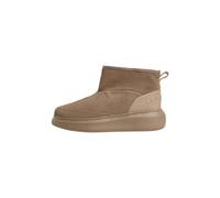 Ankleboots PEPE JEANS "ankle boots YARA MIX W", Damen, Gr. 36, braun (stowe beige), 85% COW SUEDE, 15% Polyurethan, Schuhe Ankleboots (36707614-36) stowe beige