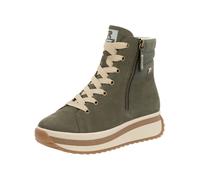 Ankleboots RIEKER "Rieker Stiefelette Glattleder", Damen, Gr. 40, grün, Glattleder, Schuhe Ankleboots (50893401-40) grün