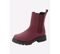 Ankleboots SHEEGO, Damen, Gr. 42, XL-Schaft, bordeaux, Lederimitat, Schuhe Ankleboots (73240640-42) bordeaux