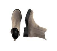 Ankleboots SHEEGO, Damen, Gr. 39, XXL-Schaft, grau (taupe), Lederimitat, Schuhe Ankleboots (44302748-39) taupe