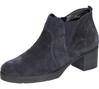 Ankleboots WALDLÄUFER "H-NADJA", Damen, Gr. 8 (42), blau (nachtblau), Veloursleder, Schuhe Ankleboots, mit Reißverschluss, H-Weite (14254130-8) nachtblau