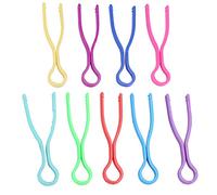 ANKROYU Bobbin Buddies Kunststoff-Spulenklemmen, Fadenkontrollhalter, langlebiges, erweiterbares Nähmaschinenzubehör für Heimschneider und Bastler, 180 Stück, 9 Farben
