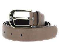 BOSS Anna Leather Belt W90 Taupe