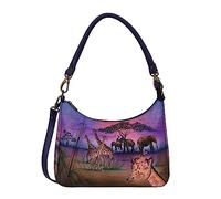 Anna by Anuschka Damen Large Top Zip Großer Hobo mit Reißverschluss Oben, Serengeti Sunset