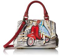 Anna by Anuschka Satchel Handbag | Genuine Leather | Roman Dreams