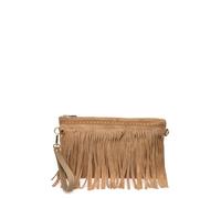 Anna Luchini Beige Leder Tasche Einheitsgröße