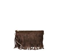 Anna Luchini Bordeauxfarbene Lederhandtasche Einheitsgröße