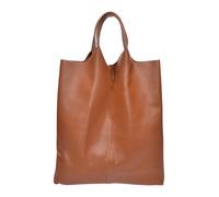 Anna Luchini Braun Rindsledertasche Einheitsgröße
