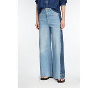 Comma Anna - Wide Leg Jeans mit High Rise und Kontraststreifen