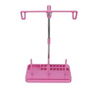 Annadue 3-Spulen-Garnständer, Nähgarn-Spulenhalter, Leichtes Haushaltsnähmaschinenwerkzeug Zum Quilten, Heimwerken (PINK)