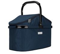 anndora Einkaufskorb 25 Liter Isolierkorb - Blau Hahnentritt