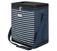 anndora Kühltasche 32 Liter navy blau weiß - Kühleinsatz -reisenthel carrycruiser kompatibel - blau-weiss gestreift Blau