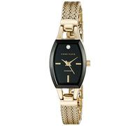 Anne Klein Damen-Armbanduhr mit echtem Diamant-Zifferblatt und Mesh-Armband