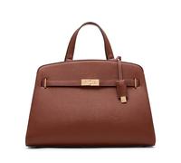 Anne Klein Damen Große Umhängetasche mit Gürtel und umwandelbarem Riemen, Walnuss